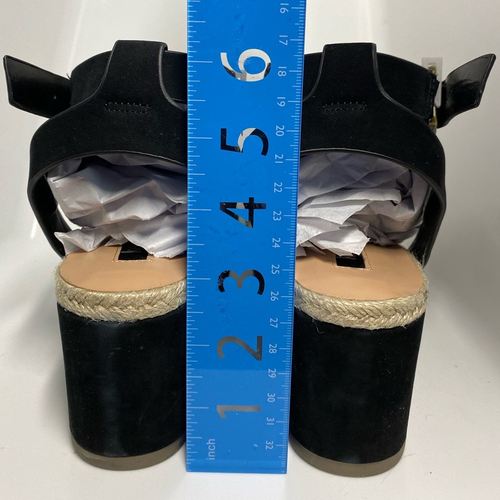 Kensie Platform Sandals - black (New) - Picture 4 of 6